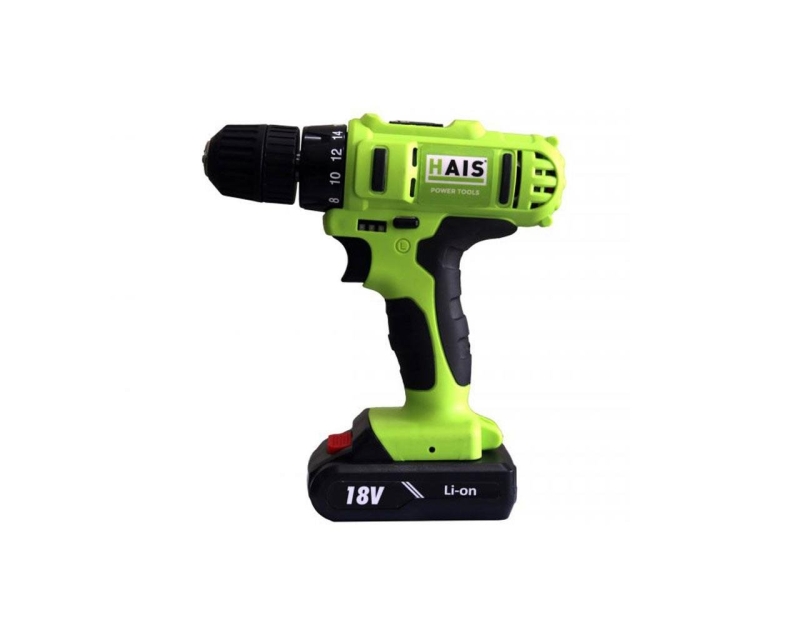 HAIS ÇİFT AKÜLÜ ŞARJLI MATKAP 18 VOLT