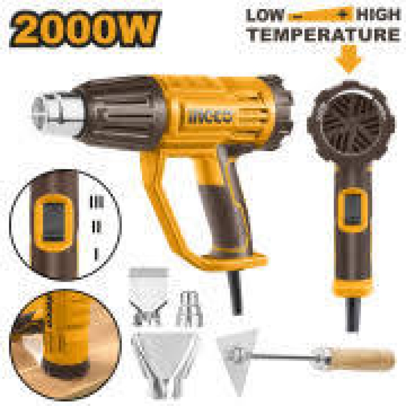 İNGCO HG200047 SICAK HAVA TABANCASI 2000W
