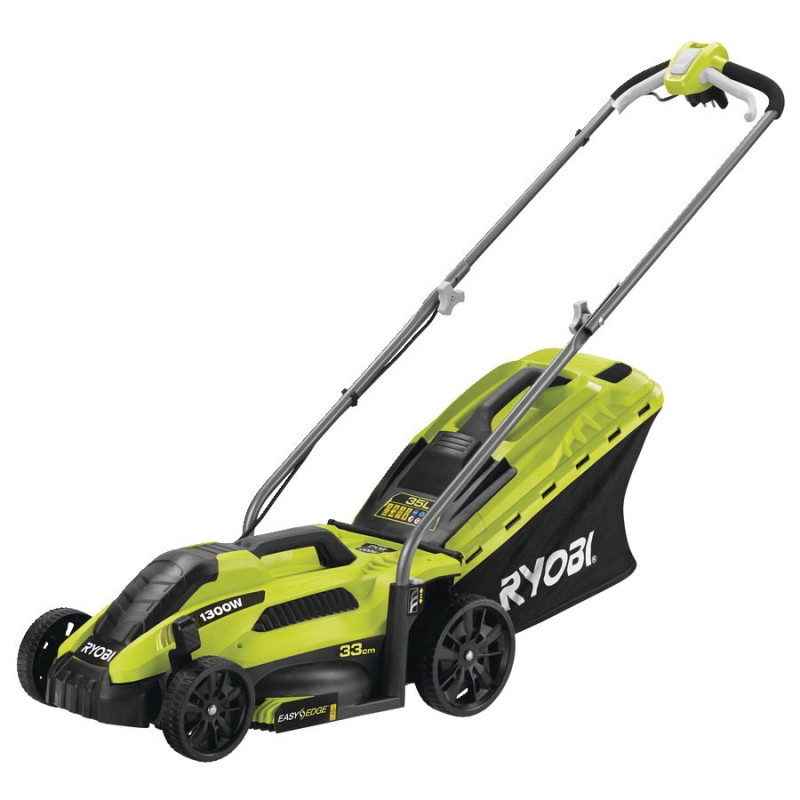 RYOBİ  RLM13E33S 1300W TEKERLEKLİ ÇİM BİÇME 33CM 