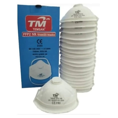 TM TEMSAN VENTİLLİ MASKE 1*20