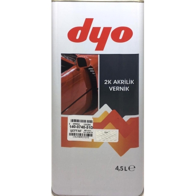 DYO AKRİLİK VERNİK 140-0740-51D 4.5 LT